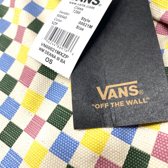 VANS Deana III Backpack Multicolor Zip Pockets School Skate VN00021MXZP - Picture 5 of 5